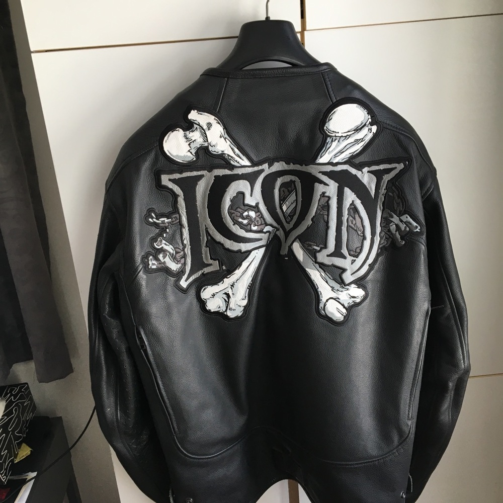 Moto leather jacket